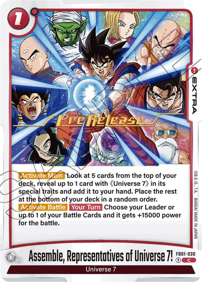 DBS Fusion World: Awakened Pulse Pre-Release Cards Singles