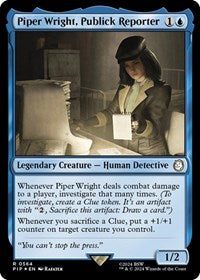 Piper Wright, Publick Reporter (Surge Foil) 564 R