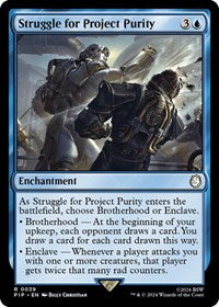Struggle for Project Purity 39 R
