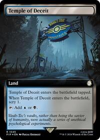 Temple of Deceit (Extended Art) (Surge Foil) 1045 R
