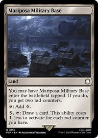 Mariposa Military Base 151 R