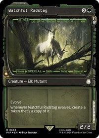 Watchful Radstag (Showcase) (Surge Foil) 863 R