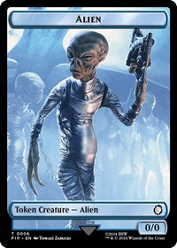 Alien // Clue Double-Sided Token 6 // 11 T