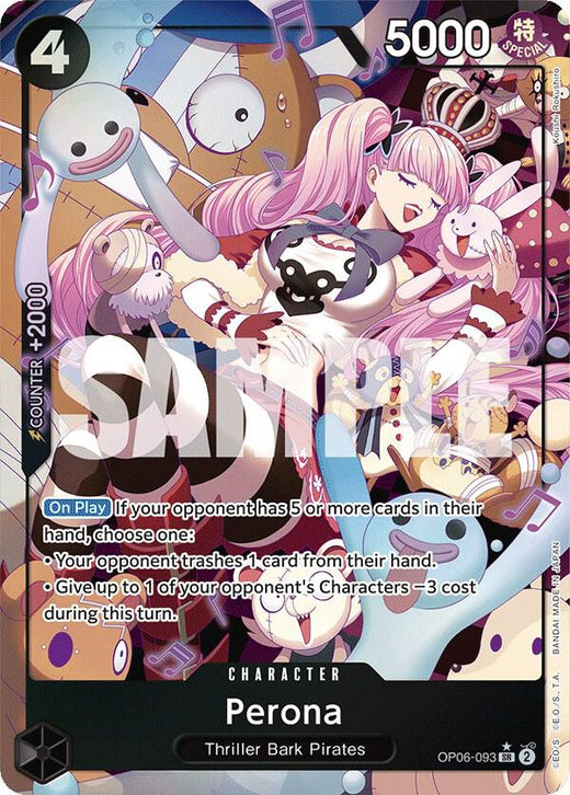 Perona (093) (Alternate Art) OP06-093 SR Foil
