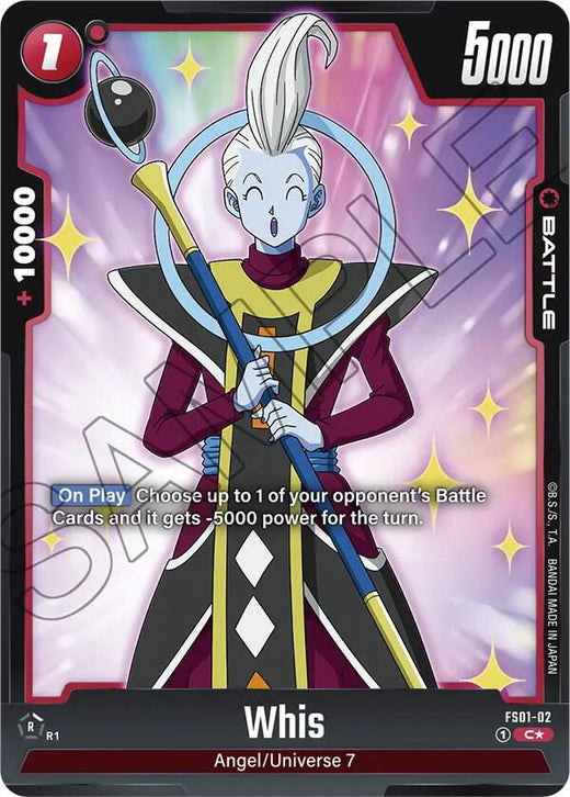 Whis (Bonus Pack Arte Alternativo) FS01-02 Holofoil Común