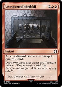 Unexpected Windfall (Surge Foil) 721 C