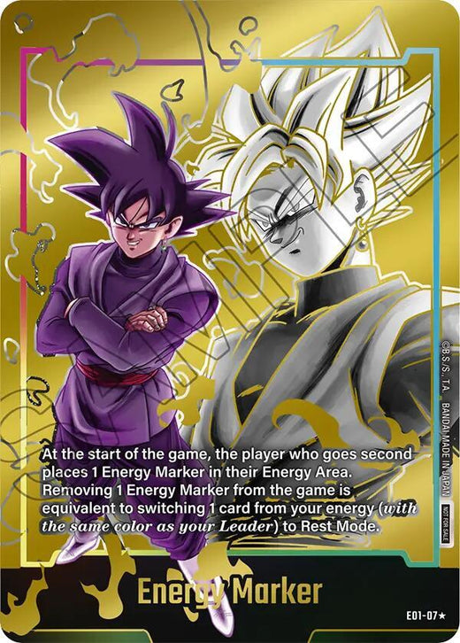 Marcador de Energía (E01-07) (Oro) Holofoil