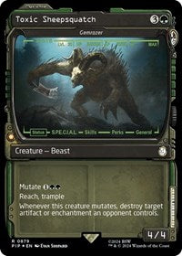 Toxic Sheepsquatch - Gemrazer (Showcase) (Surge Foil) 879 R