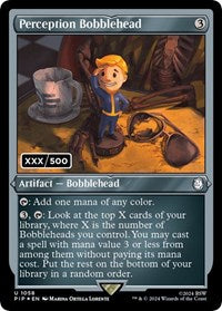 Perception Bobblehead (Serial Numbered) 1058 U Foil