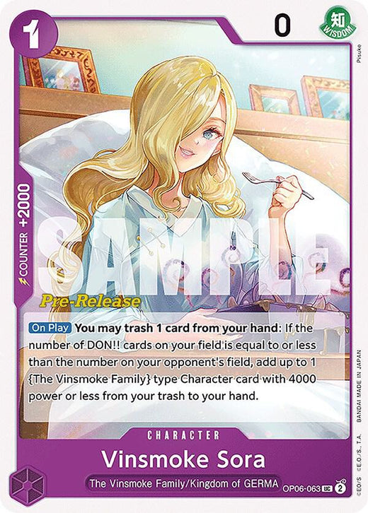 Vinsmoke Sora OP06-063 UC