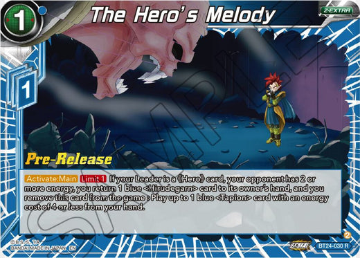 The Hero's Melody BT24-030 Rare Foil