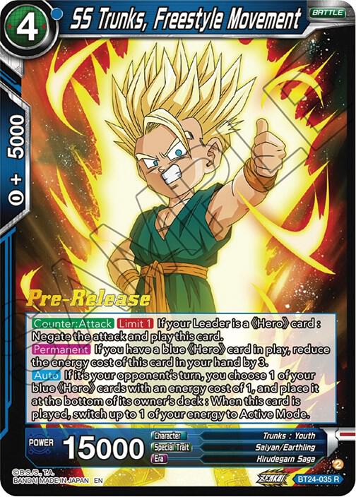 SS Trunks, Freestyle Movement BT24-035 Rare Foil