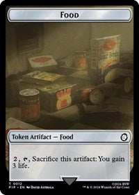 Food (0012) // Thopter Double-Sided Token 12 // 17 T Foil