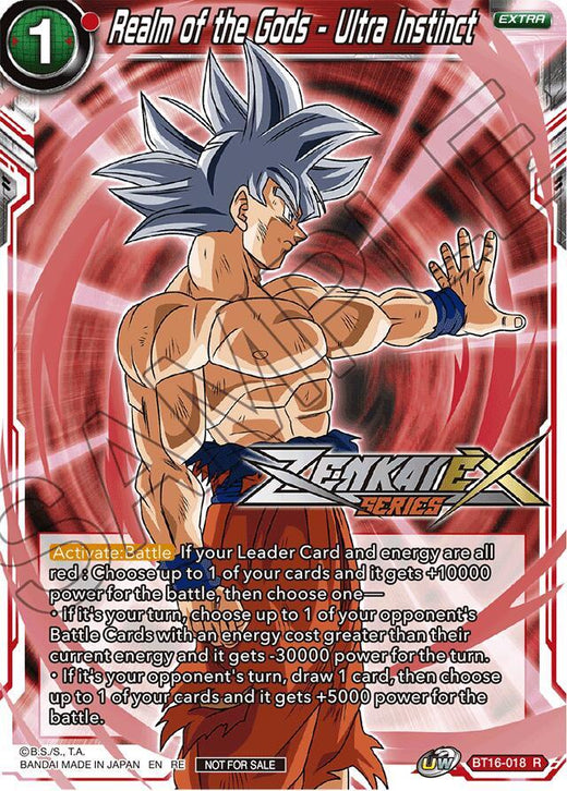 Realm of the Gods - Ultra Instinct (Event Pack 14) BT16-018 Promo Foil