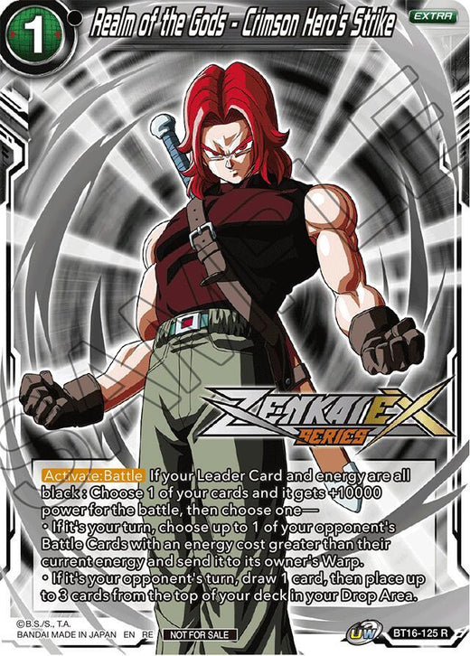 Realm of the Gods - Crimson Hero's Strike (Event Pack 14) BT16-125 Promo Foil