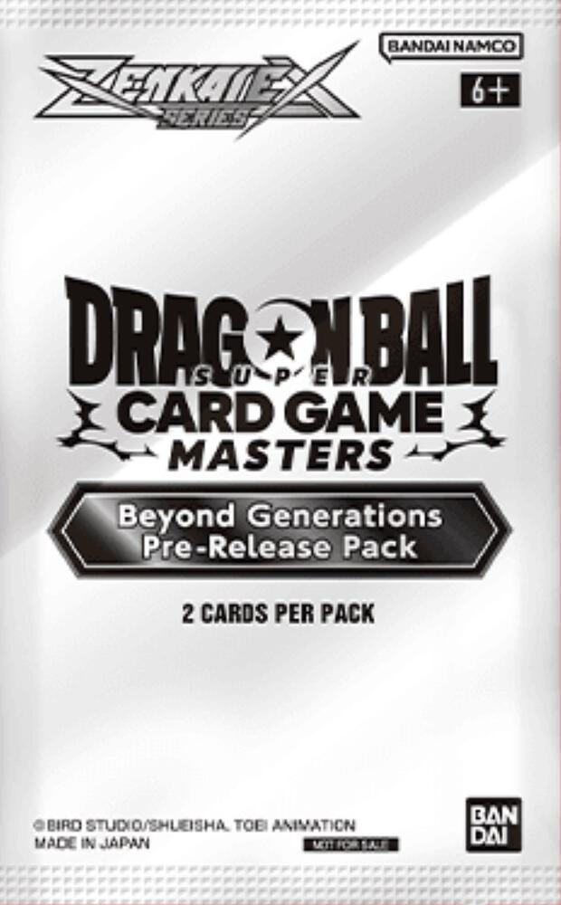 Dragon Ball Super: Masters: Beyond Generations Pre-Release Cards