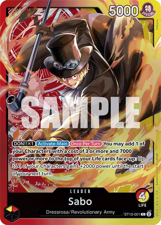 Sabo (001) ST13-001 L Foil