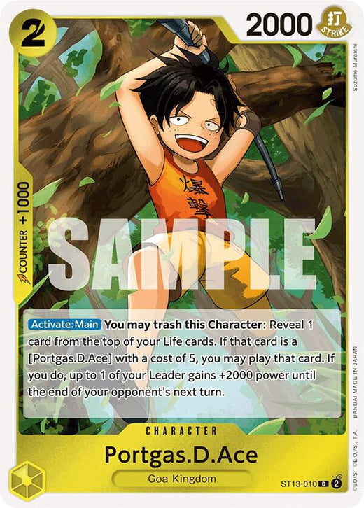 Portgas.D.Ace (010) ST13-010 C Foil