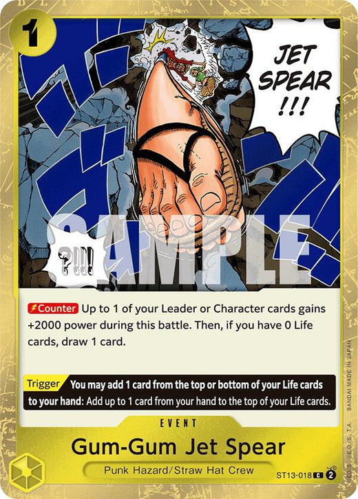 Gum-Gum Jet Spear ST13-018 C Foil