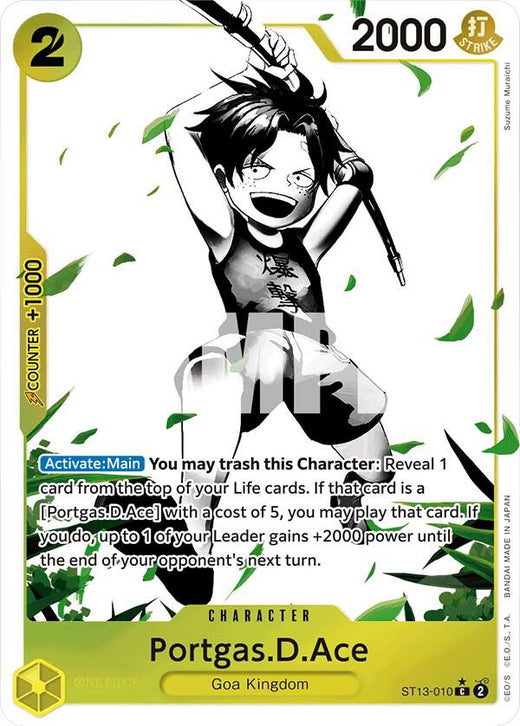 Portgas.D.Ace (010) (Parallel) ST13-010 C Foil