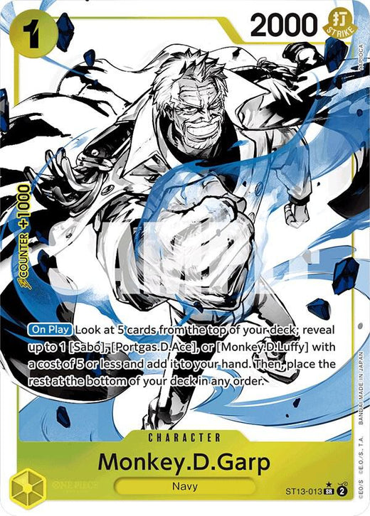 Monkey.D.Garp (Parallel) ST13-013 SR Foil