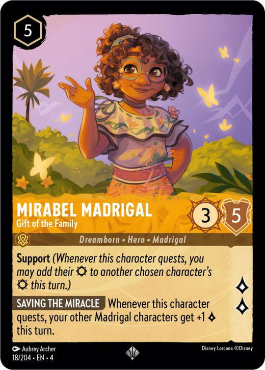 Mirabel Madrigal - Gift of the Family 18/204 Super Rare