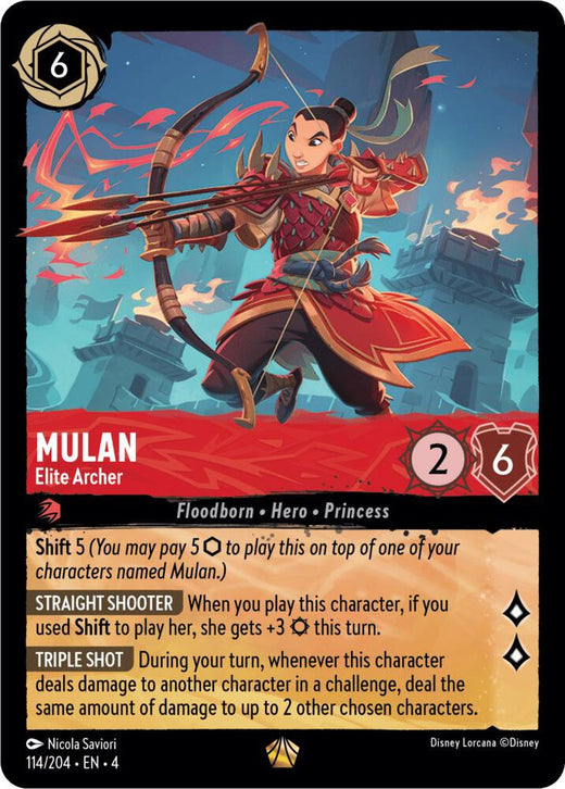 Mulan - Elite Archer 114/204 Legendary