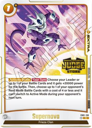 Supernova (Paquete de Juez (Juez de Tienda) 01) FB01-136 Promo Foil