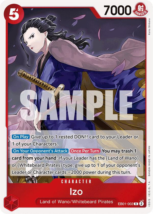 Izo EB01-002 R Foil