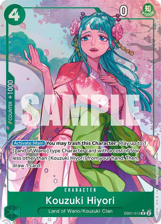 Kouzuki Hiyori (Alternate Art) EB01-013 R Foil