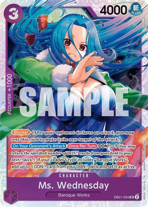 Ms. Wednesday EB01-034 SR Foil