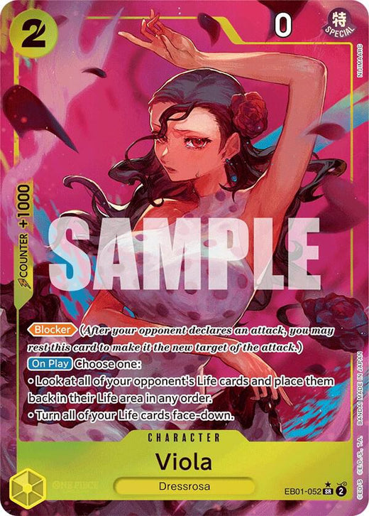 Viola (Alternate Art) EB01-052 SR Foil
