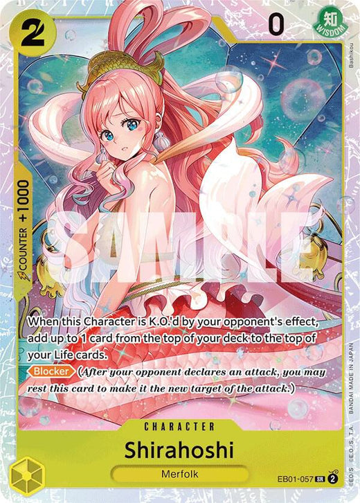 Shirahoshi EB01-057 SR Foil