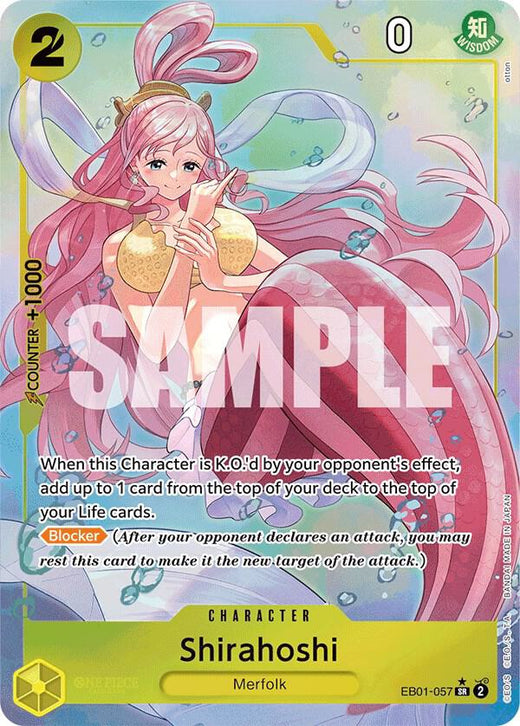 Shirahoshi (Alternate Art) EB01-057 SR Foil