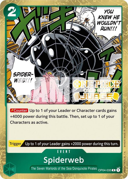 Spiderweb (Judge Pack Vol. 3) OP04-035 R Foil