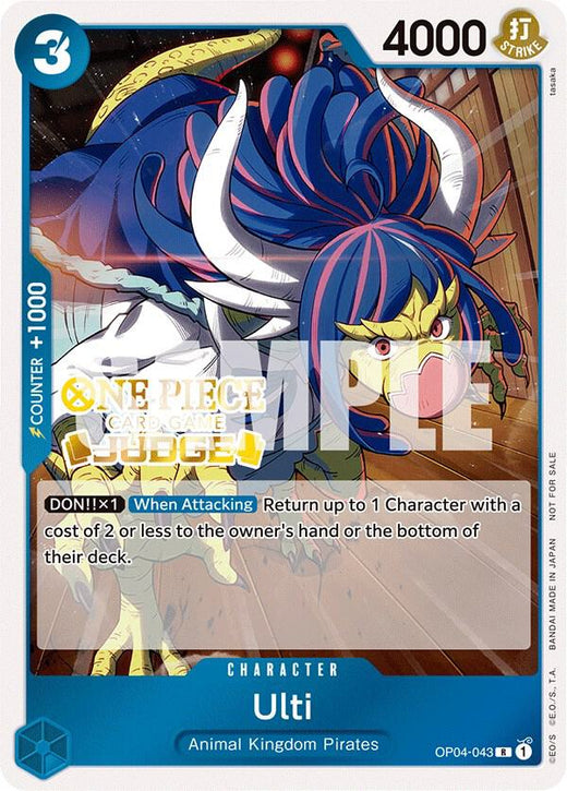 Ulti (Judge Pack Vol. 3) OP04-043 R Foil