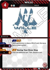 WILLE | Collaboration Booster 01: Halo of Awakening | Common | Normal | #CB01-058