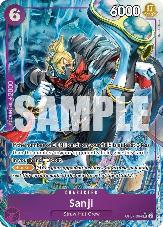 Sanji (Parallel) OP07-064 SR Foil