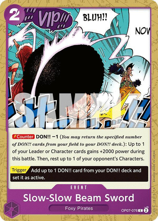 Slow-Slow Beam Sword OP07-076 C