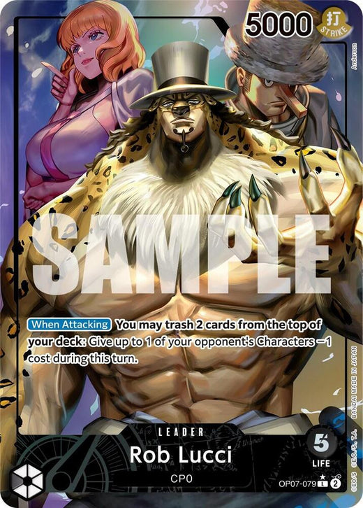 Rob Lucci (079) (Parallel) OP07-079 L Foil