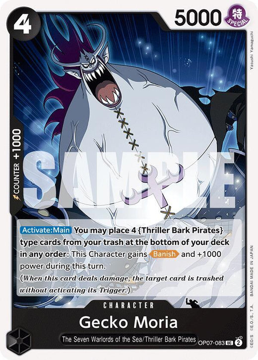 Gecko Moria (083) OP07-083 UC