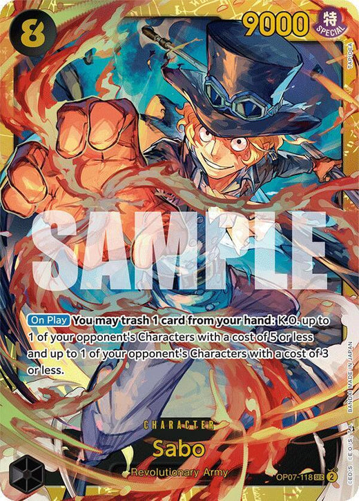 Sabo OP07-118 SEC Foil