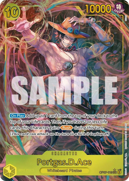 Portgas.D.Ace (119) (Parallel) OP07-119 SEC Foil