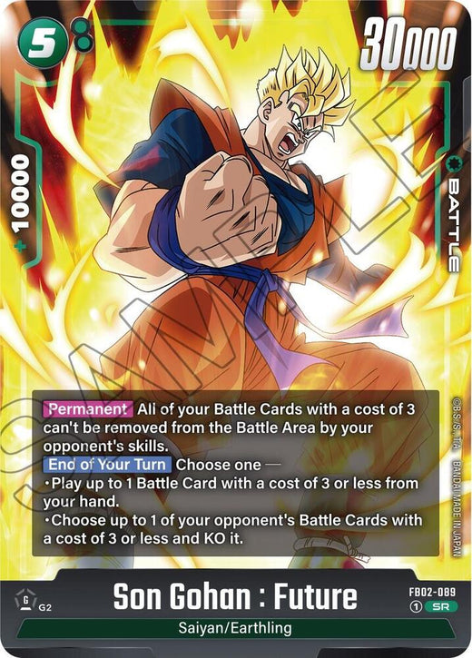 Son Gohan : Futuro FB02-089 SR Foil