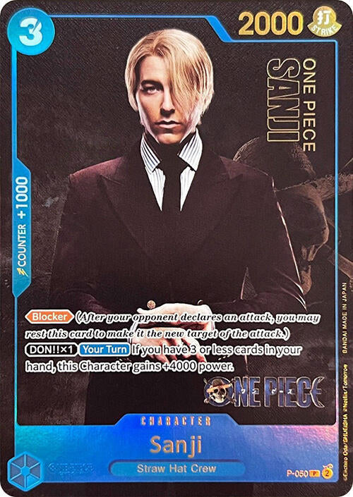 Sanji (Premium Card Collection -Live Action Edition-) P-050 PR Foil