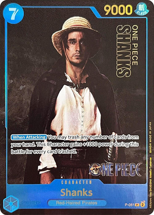 Shanks (Premium Card Collection -Live Action Edition-) P-051 PR Foil