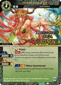 Hidden Leaf Elf (Judge Pack 2024 Vol. 1) | Launch & Event Promos | Rare | Holofoil | #BSS04-077