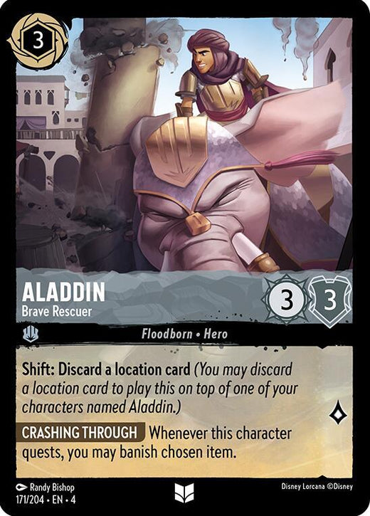 Aladdin - Brave Rescuer 171/204 Uncommon