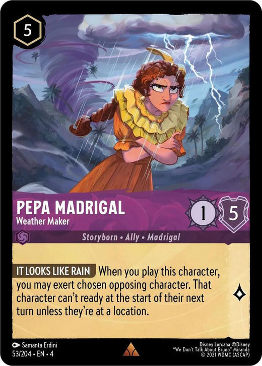 Pepa Madrigal - Weather Maker 53/204 Rare
