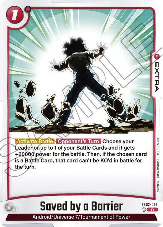 Salvado por una Barrera FB02-033 R Foil